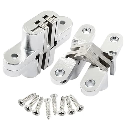 Rierdge 68.5 mm Hidden Hinge, Stainless Steel, 2 pcs | Durable Concealed Cabinet Hardware thumbnail 4