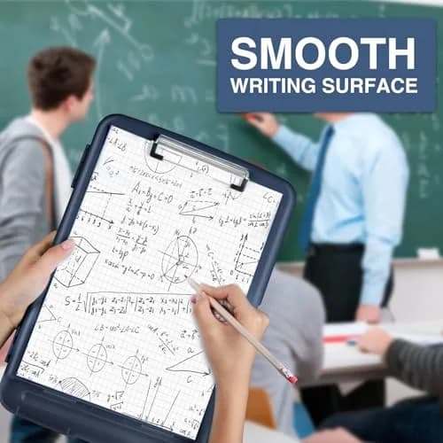 Sooez Storage Clipboard with Pen Holder 35.5 cm (14 in) | Holds 200+ Sheets & Pens thumbnail 6
