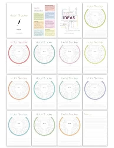 Clever Signs Habit Tracker Calendar (Undated 12 Month) with Silver Spiral Bound | Goal & Productivity Planner for Indian Users thumbnail 5