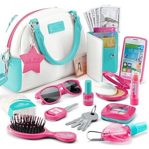 Star Princess Play Purse for Little Girls - Toddler Girl Toys, 3 Year Old Girl Gifts | Pretend Play Accessories thumbnail 1