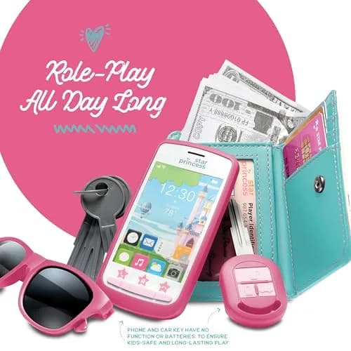 Star Princess Play Purse for Little Girls - Toddler Girl Toys, 3 Year Old Girl Gifts | Pretend Play Accessories thumbnail 6