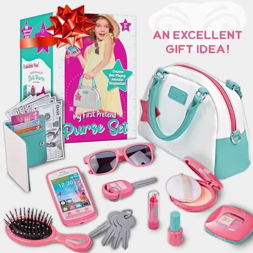 Star Princess Play Purse for Little Girls - Toddler Girl Toys, 3 Year Old Girl Gifts | Pretend Play Accessories thumbnail 2