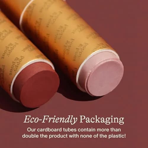 Poppy & Pout All Natural Lip Tints, 10pk | Sustainable Cardboard Tubes, Beeswax, Vitamin E, Coconut Oil (0.3oz each) thumbnail 7