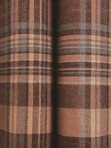 Yellowstone Dutton Plaid Rust Wallpaper 20.5" x 33ft | Durable Prepasted Non-Woven Design thumbnail 2