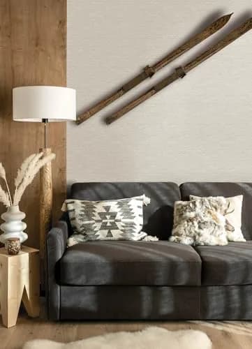 Yellowstone Plaited Grass White Wallpaper 20.5" x 33ft | Textured Basketweave Design thumbnail 4