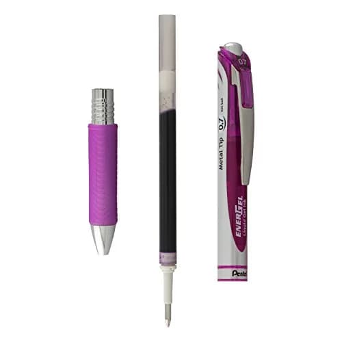 Pentel EnerGel Deluxe RTX Retractable Gel Pens, 0.7mm Medium Tip, Violet Ink, 6 Pack (2 Pens x 3 Packs) | Smooth Writing, Fast-Drying thumbnail 5
