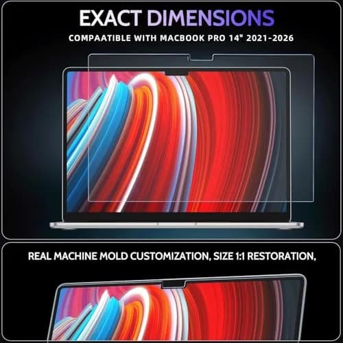 Peslv Magnetic Screen Protector for MacBook Pro 14 Inch | Blue Light & Glare Filter (14.2") thumbnail 6