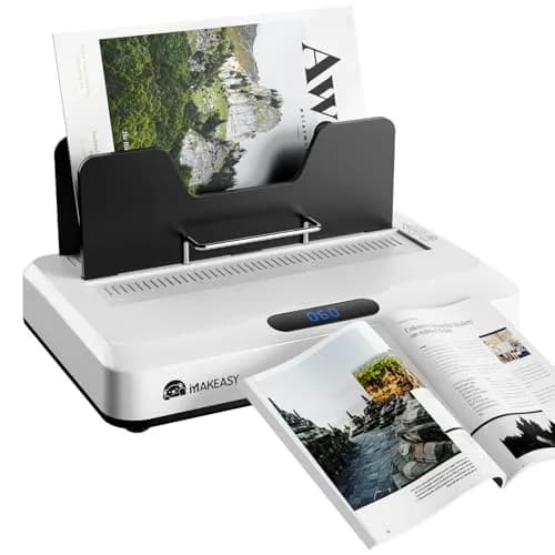 MAKEASY Thermal Binding Machine 500 Sheets | Digital Touch Panel, Air Cooling, 10 Covers thumbnail 1