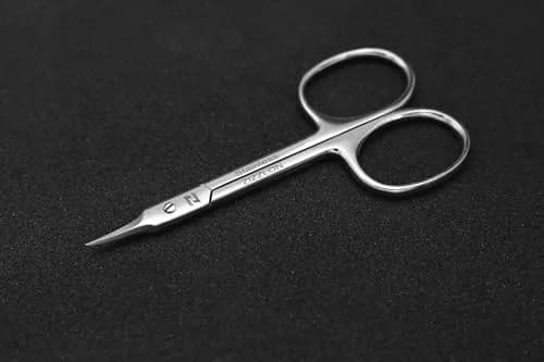 ZIZZLON Professional Cuticle Scissors Extra Fine Curved Pointed Tip 1.5cm (0.59in) | Surgical Grade Stainless Steel thumbnail 2