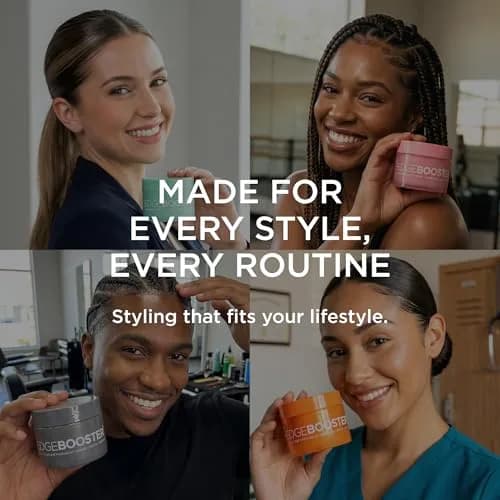 Style Factor Edge Booster Extra Strength & Moisture Rich Pomade | Strong Hold Gel for Thick & Coarse Hair | High Shine, Non-Greasy, 3.38 oz thumbnail 5