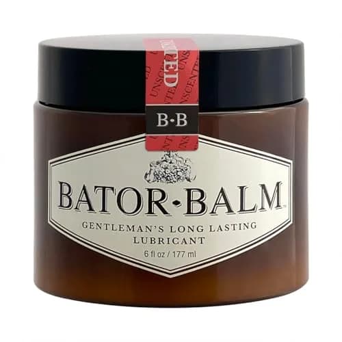 Bator Balm Unscented Gentlemen's Long Lasting Moisturizing Lubricant | Easy Clean Up Oil Based Lube - main product image