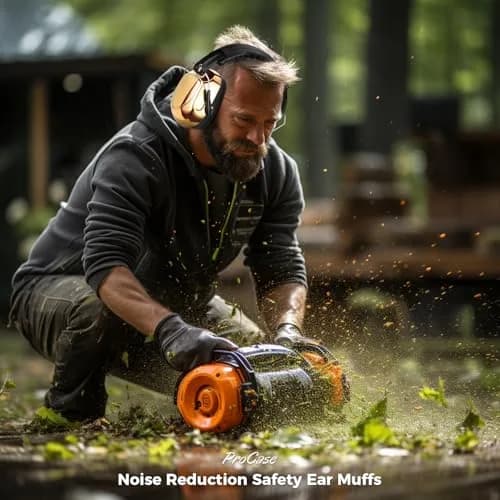 ProCase NRR 28dB Passive Hearing Protection Earmuffs | ANSI S3.19 Certified Noise Reduction Headphones thumbnail 8