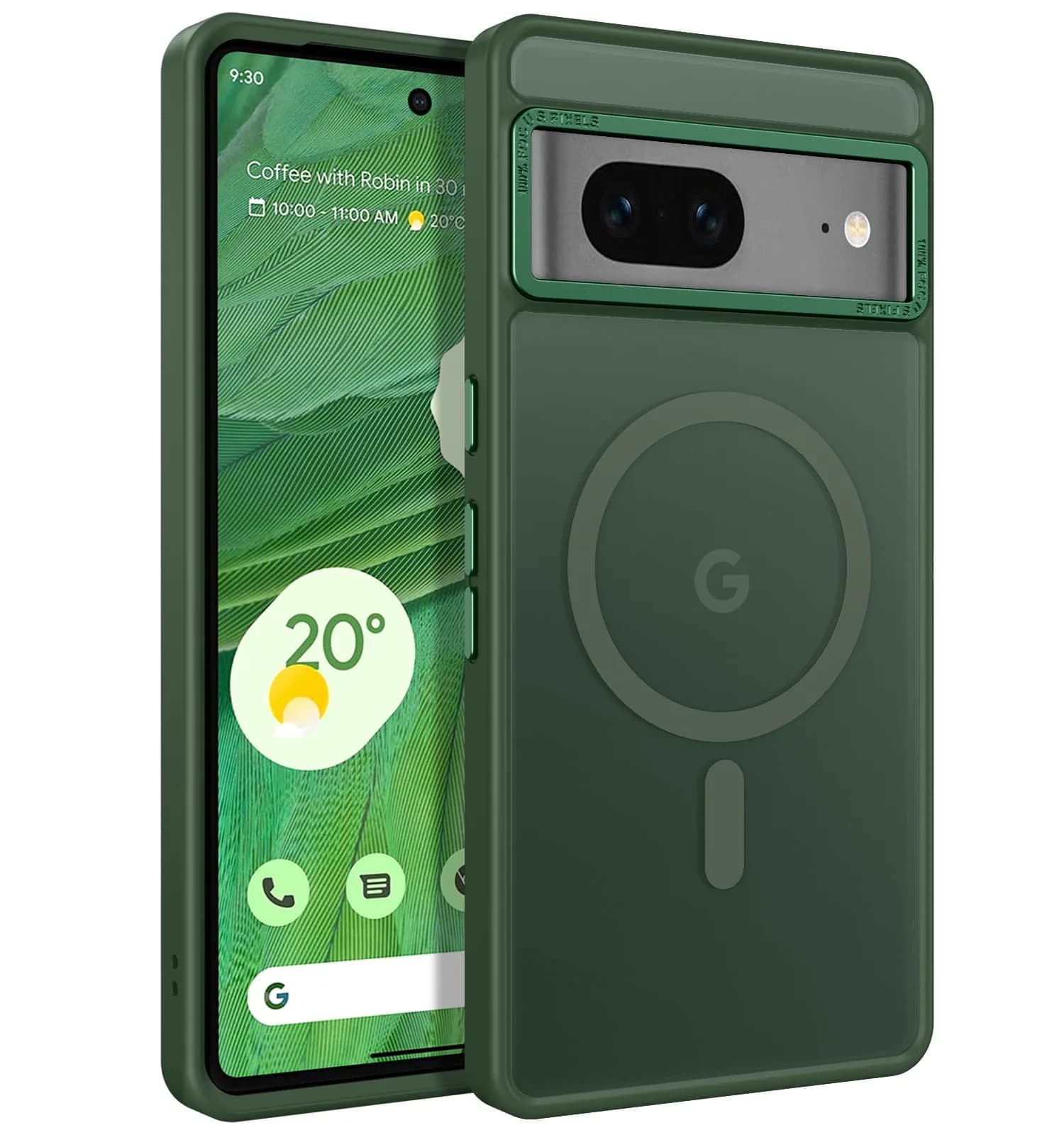 BENTOBEN Translucent Matte Case for Google Pixel 7 6.4" | MagSafe Compatible Slim Shockproof