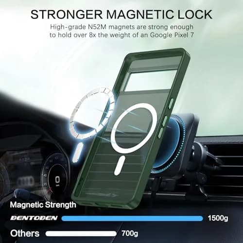 BENTOBEN Translucent Matte Case for Google Pixel 7 6.4" | MagSafe Compatible Slim Shockproof thumbnail 8