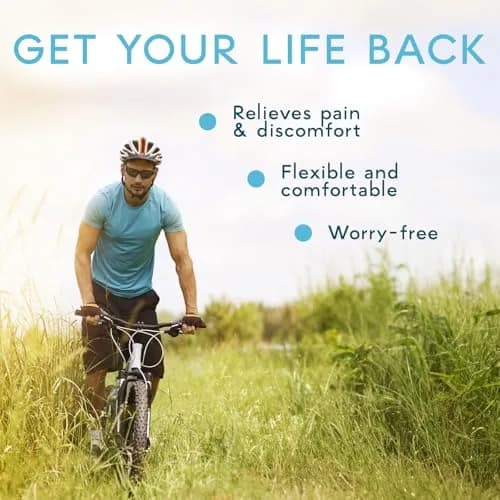 Adamson Hernia Support Belt for Men & Women | Adjustable Groin Hernia Truss (100cm/39.4in) thumbnail 2