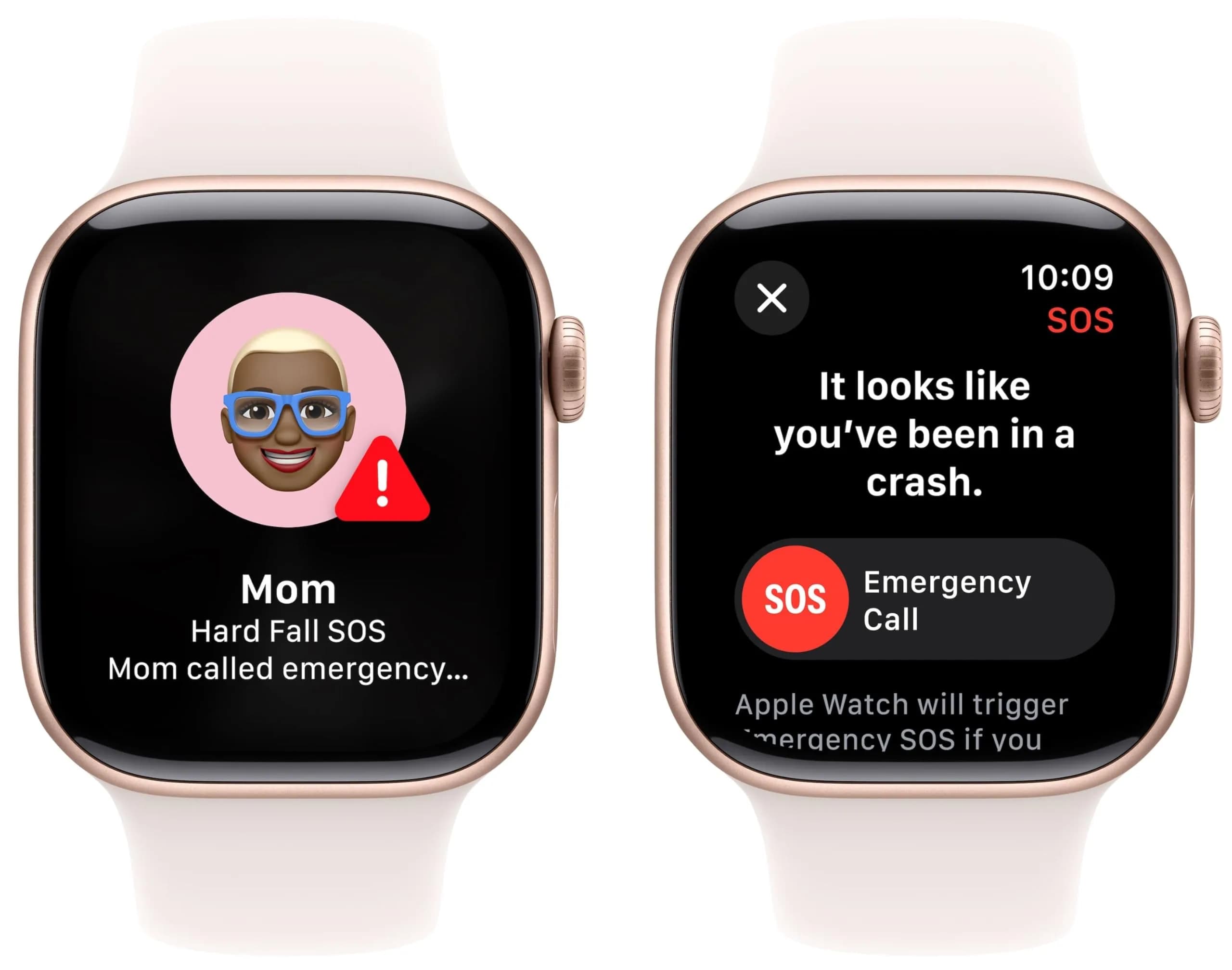Apple Watch Series 10 [GPS 42mm] Smartwatch - Renewed, Rose Gold Aluminum Case with Light Blush Sport Band, M/L - view 5