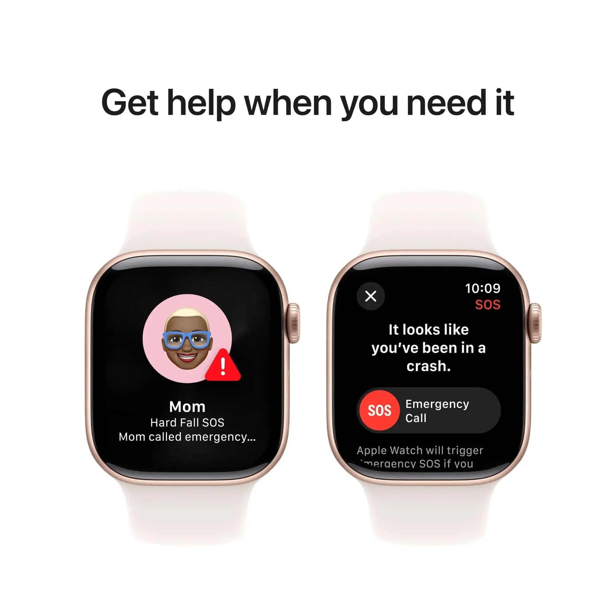 Apple Watch Series 10 [GPS + Cellular, 42mm] Rose Gold Aluminum Case with Light Blush Sport Band, S/M (Renewed) | 10th Gen Smartwatch with 100% Battery Health - view 3