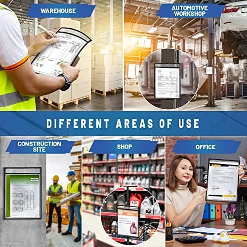 JUZARI Heavy Duty Sheet Protectors 8.5x11 Inch (30 Pack) | Clear Plastic Sleeves for Documents with Dry Erase Surface thumbnail 4