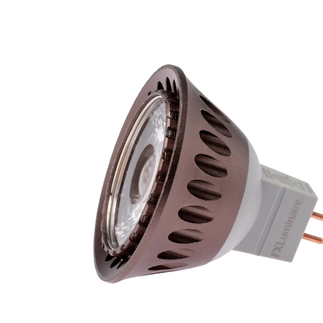 FX Luminaire MR16 LED Bulb 12V Landscape Light 3W | Wide Flood Beam 2700K