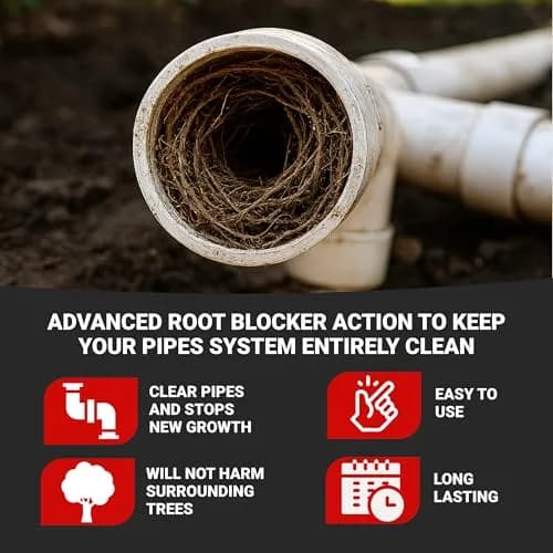 Roebic FRK Foaming Tree Root Killer 1.36 kg (3 lb) | Patented Formula for Pipes & Septic Systems thumbnail 4