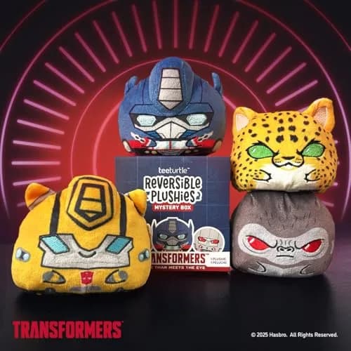 TeeTurtle Transformers Series 3" Reversible Plushie Mystery Box | Officially Licensed & Safe thumbnail 6