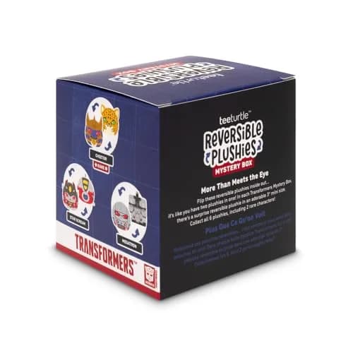 TeeTurtle Transformers Series 3" Reversible Plushie Mystery Box | Officially Licensed & Safe thumbnail 3