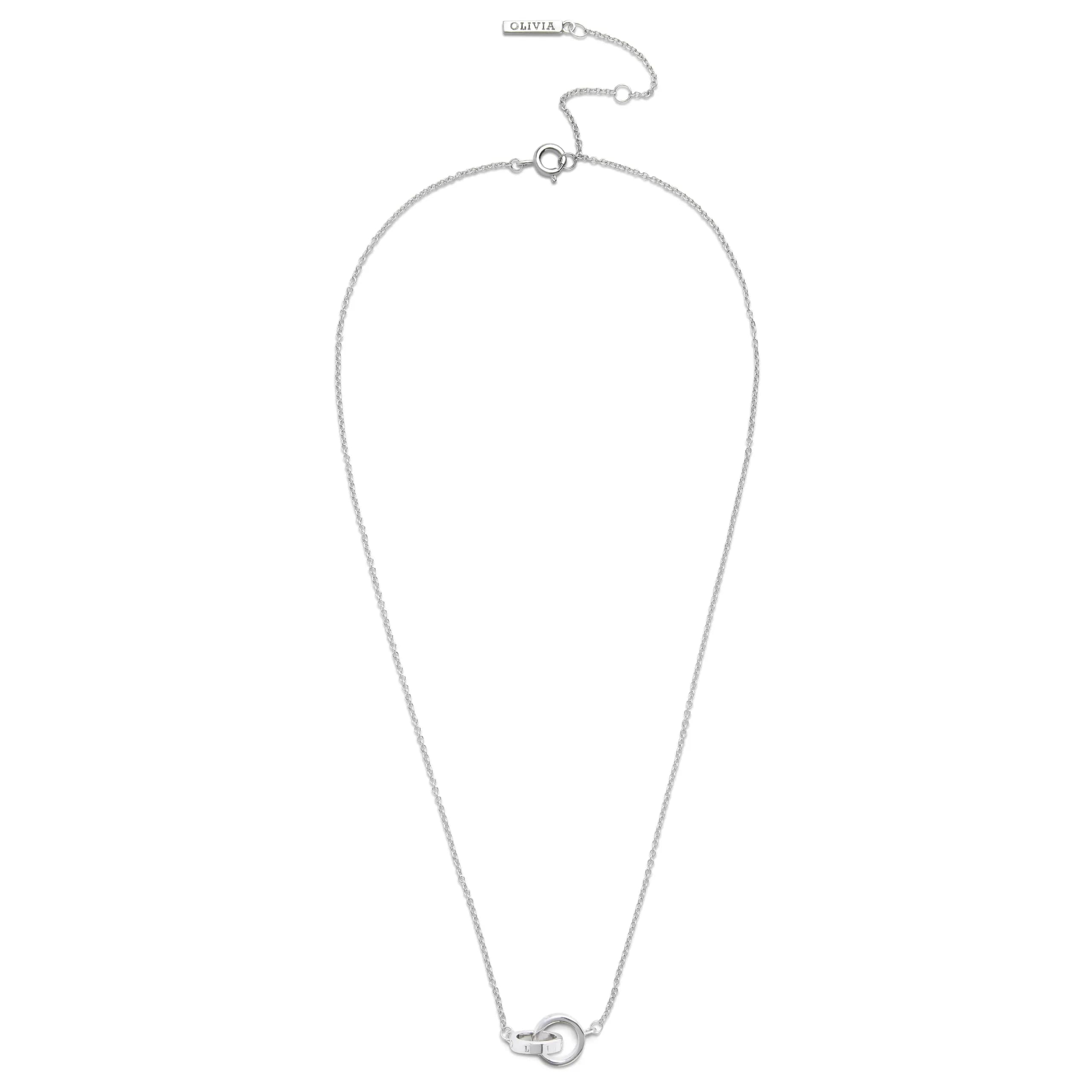 Olivia Burton Necklace Women's Classic Interlink Stainless Steel Hypoallergenic | Everyday Gift for Her