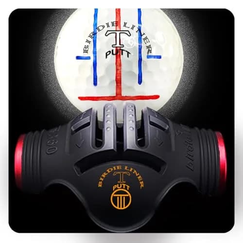 BIRDIE79 T-PUTT 360° Golf Ball Marker Tool, 3 Pens, Gift Box | Precision Alignment & Portable Design thumbnail 1