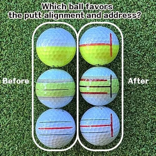 BIRDIE79 T-PUTT 360° Golf Ball Marker Tool, 3 Pens, Gift Box | Precision Alignment & Portable Design thumbnail 4