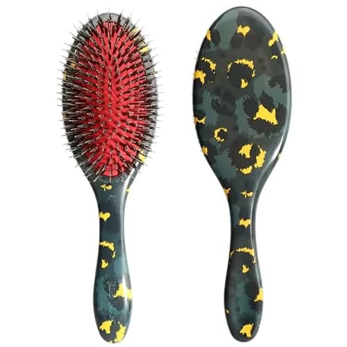 Denman D81M Boar Bristle Hair Brush – Smoothing, Shine & Detangling for All Hair Types | 2.44 in (6.2 cm) Wide thumbnail 1