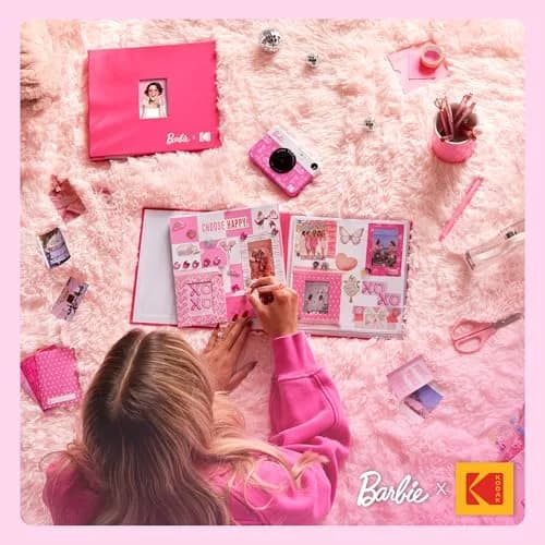 Kodak Printomatic Barbie Edition Instant Camera - 5MP Prints 2x3” Sticky-Back Photos | Auto-Focus, Built-in Flash, Color thumbnail 7