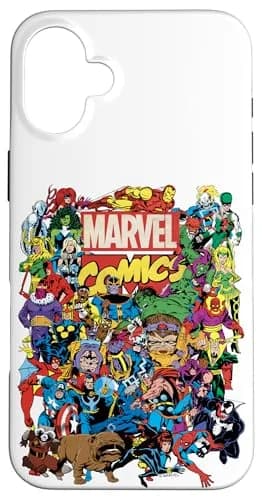 Marvel iPhone 16 Plus Marvel Comics Group Shot Case | Heavy Duty Protection with Printed Design thumbnail 1