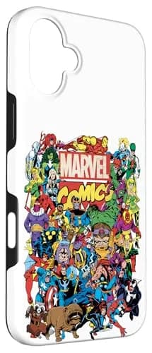 Marvel iPhone 16 Plus Marvel Comics Group Shot Case | Heavy Duty Protection with Printed Design thumbnail 3