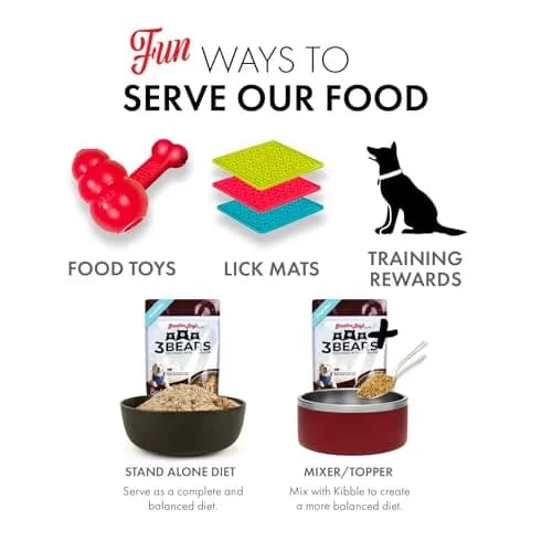 Grandma Lucy's 3 Bears Beef Dog Food 8lb | Complete, Wholesome & USA Made thumbnail 4