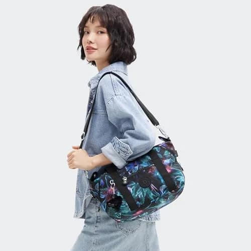 Kipling Women's Art Mini Tote Bag, Lightweight Small Weekender, Travel Handbag | Water-Resistant Nylon, 16L Capacity thumbnail 2
