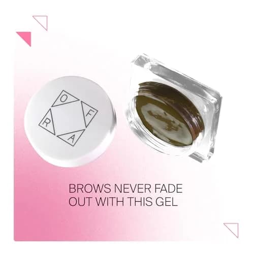 Ofra Eyebrow Gel - Khaki - Semi-Permanent Brow Gel, Waterproof 5g | Flawless, Long-Lasting & Nourishing thumbnail 6