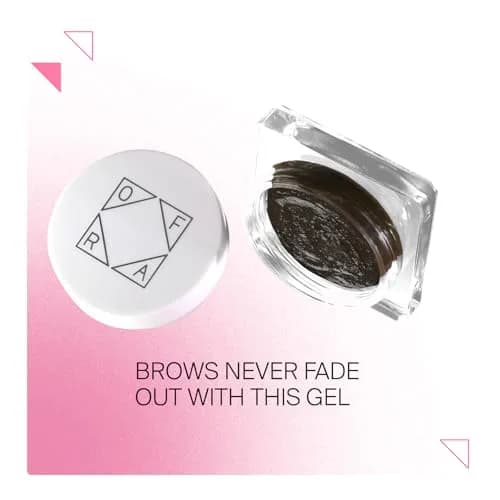 Ofra Eyebrow Gel - Dark Brown | Waterproof Semi-Permanent Brow Filler, 5g thumbnail 6