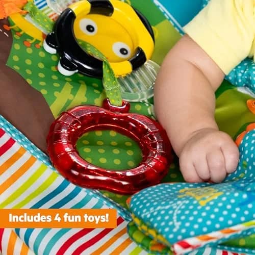Bright Starts Pop 'N Jump Portable Baby Jumper | Foldable Indoor/Outdoor Enchanting Forest Fun for 6-12 Months thumbnail 6