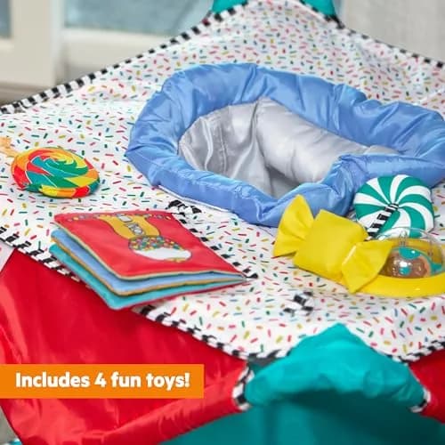 Bright Starts Pop 'N Jump Portable Baby Jumper with Sensory Toys | Foldable Indoor/Outdoor Baby Activity Seat (6-12 Months) thumbnail 5