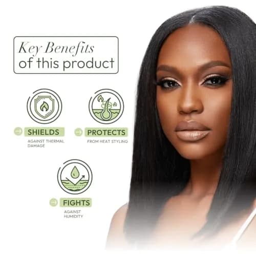 ORS Olive Oil Heat Protection Hair Serum with Coconut Oil, 355ml (12 Fl Oz) Pack of 2 | Shields Hair from Heat Damage thumbnail 3