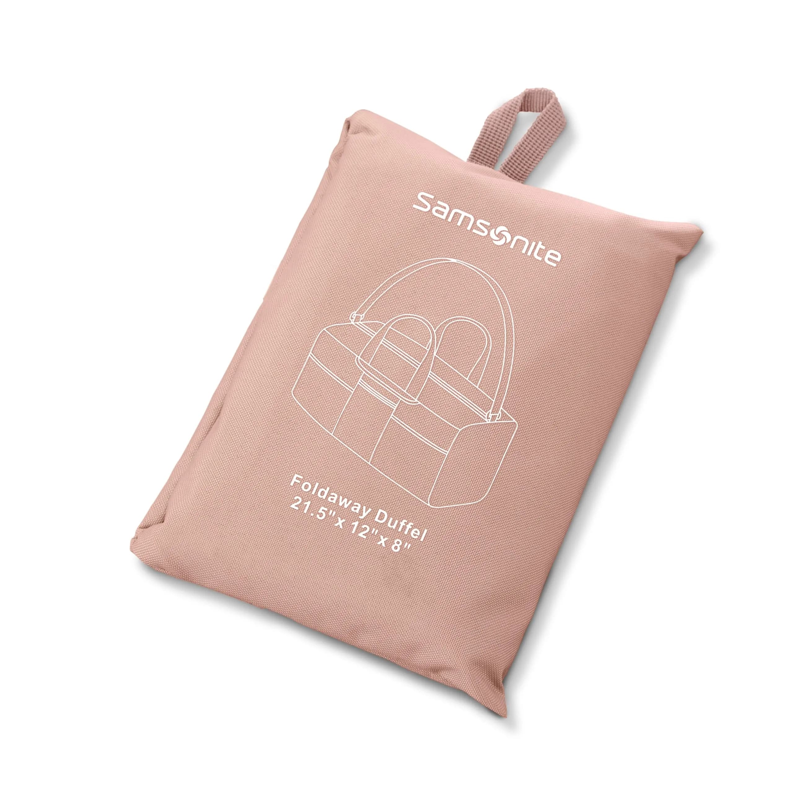Samsonite Foldaway Duffle Bag Dusty Rose | Compact, Spacious & Durable Travel Duffel - main product image