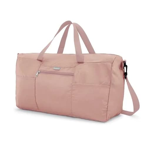 Samsonite Foldaway Duffle Bag Dusty Rose | Compact, Spacious & Durable Travel Duffel thumbnail 2