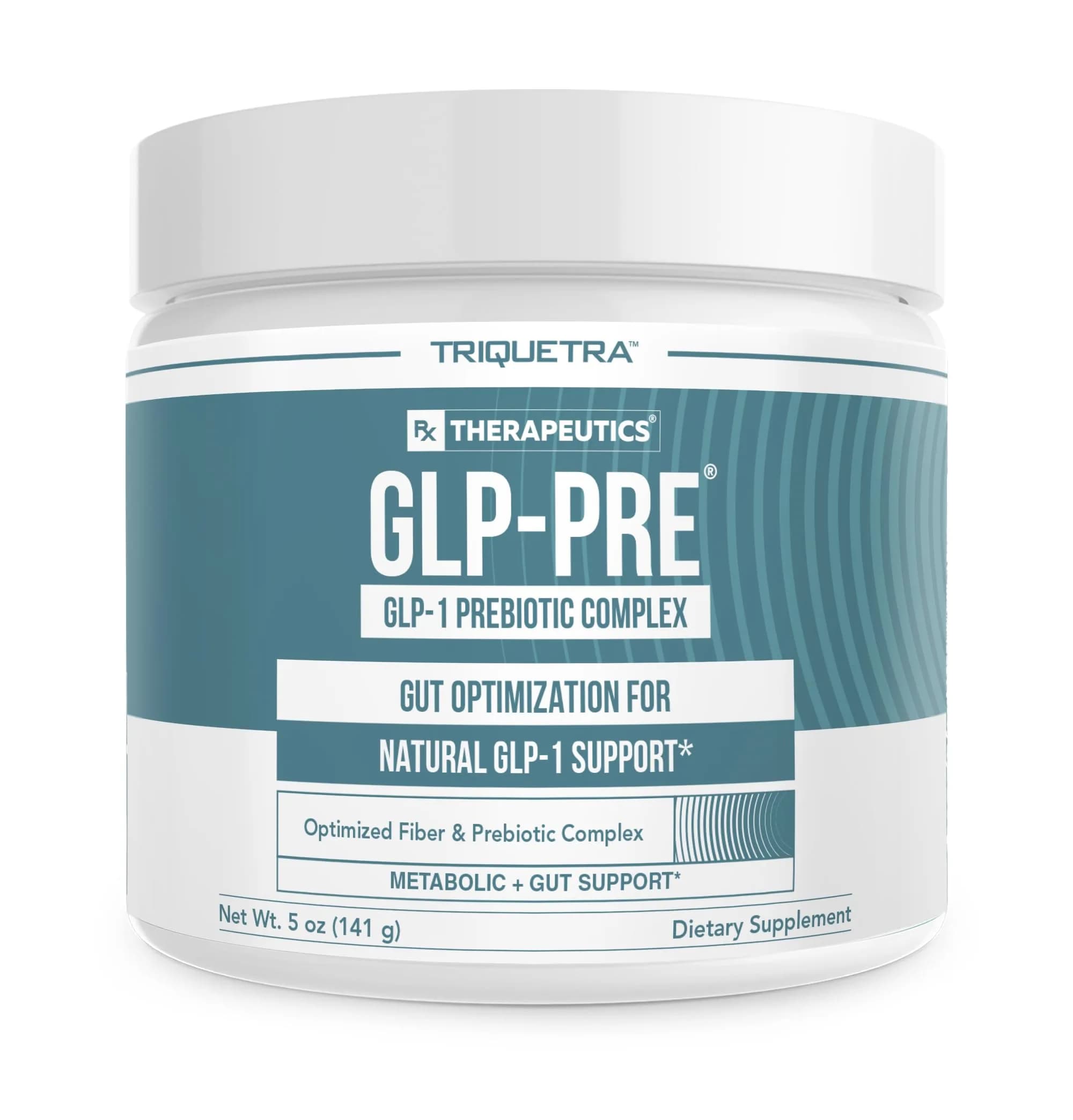 Triquetra Health GLP-Pre™ Optimized Prebiotic Fiber Complex, 5oz | Gut & Metabolic Support with Clinically Studied Fibers — No Color