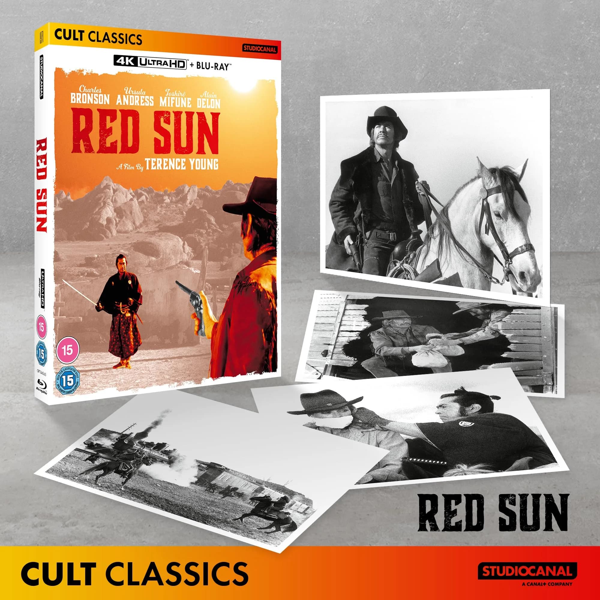 STUDIOCANAL Red Sun Cult Classics 4K UHD+BD [Blu-ray] Region A/B/C | Western Action - main product image