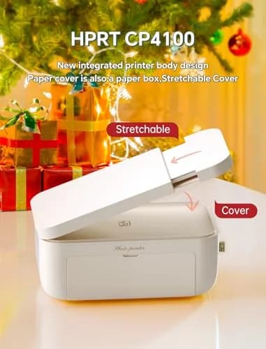 HPRT Photo Printer 4x6 | Portable Wireless Photo Printer for iPhone & Android, 20 Sheets & Ribbon, CP4100 thumbnail 5