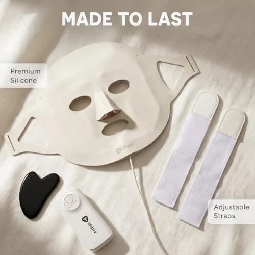 Lifepro Revitaglow Red Light Therapy Mask - Triple Chip LED Face Mask | 52 Triple-Chip LEDs for Skin Wellness thumbnail 6