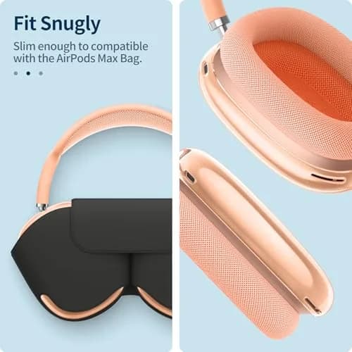 FINTIE Clear Case for AirPods Max 2 (2026) & AirPods Max 1 (2024/2020) | Transparent TPU Cover, Anti-Scratch, Precise Fit, Lightweight thumbnail 6