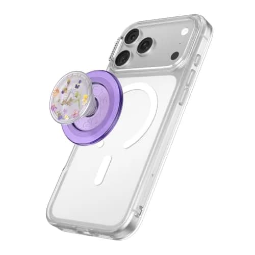 PopSockets Phone Grip for MagSafe | Magnetic Holder & Stand | Purple Fields thumbnail 1