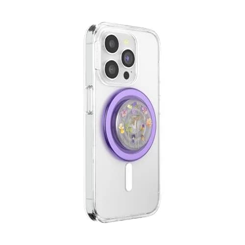 PopSockets Phone Grip for MagSafe | Magnetic Holder & Stand | Purple Fields thumbnail 2