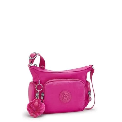 Kipling Gabbie Mini Crossbody Bag Glowing Fuchsia | Compact, Lightweight & Stylish thumbnail 4